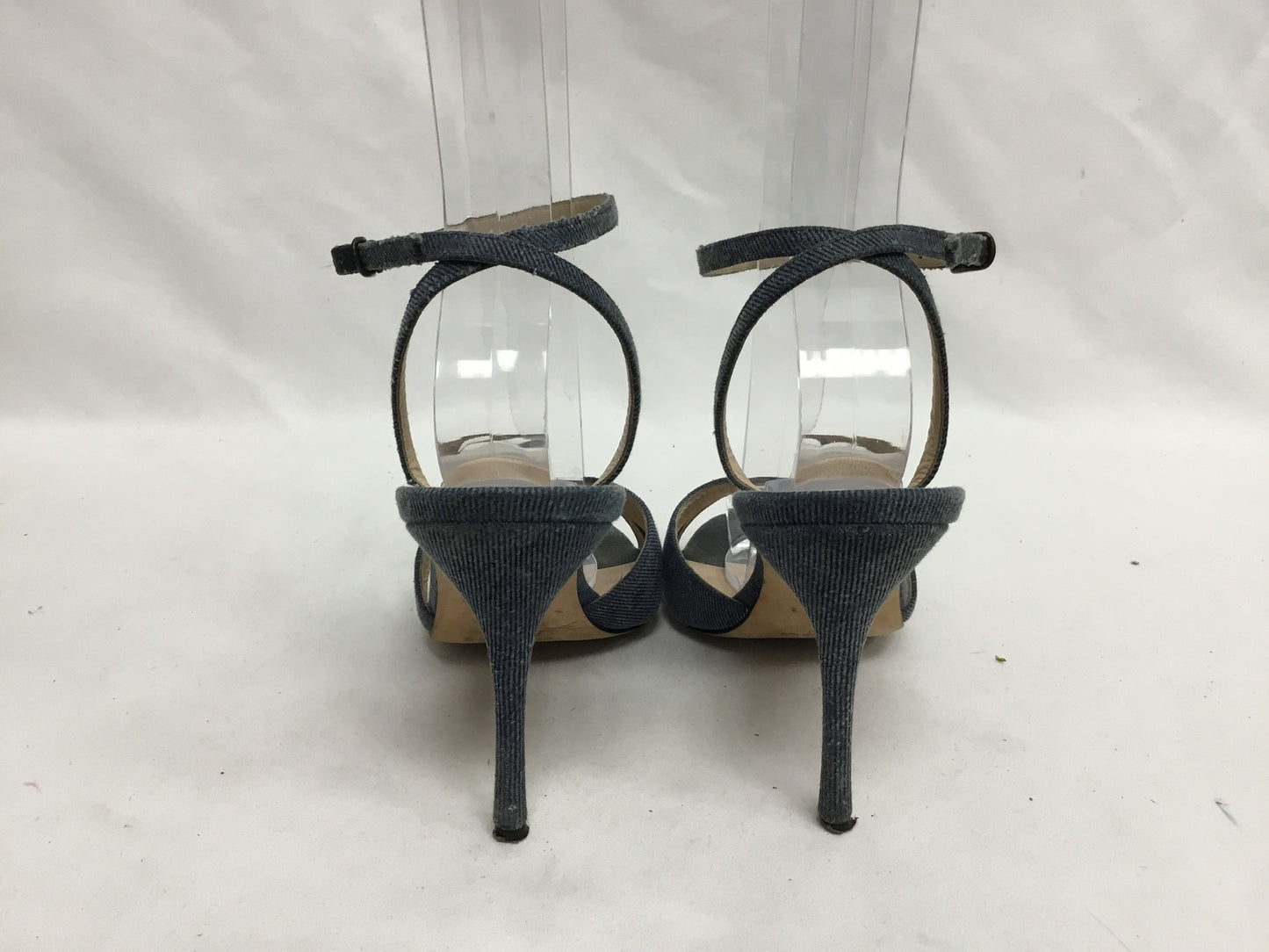 Manolo Blahnik Blue Denim Sandals
