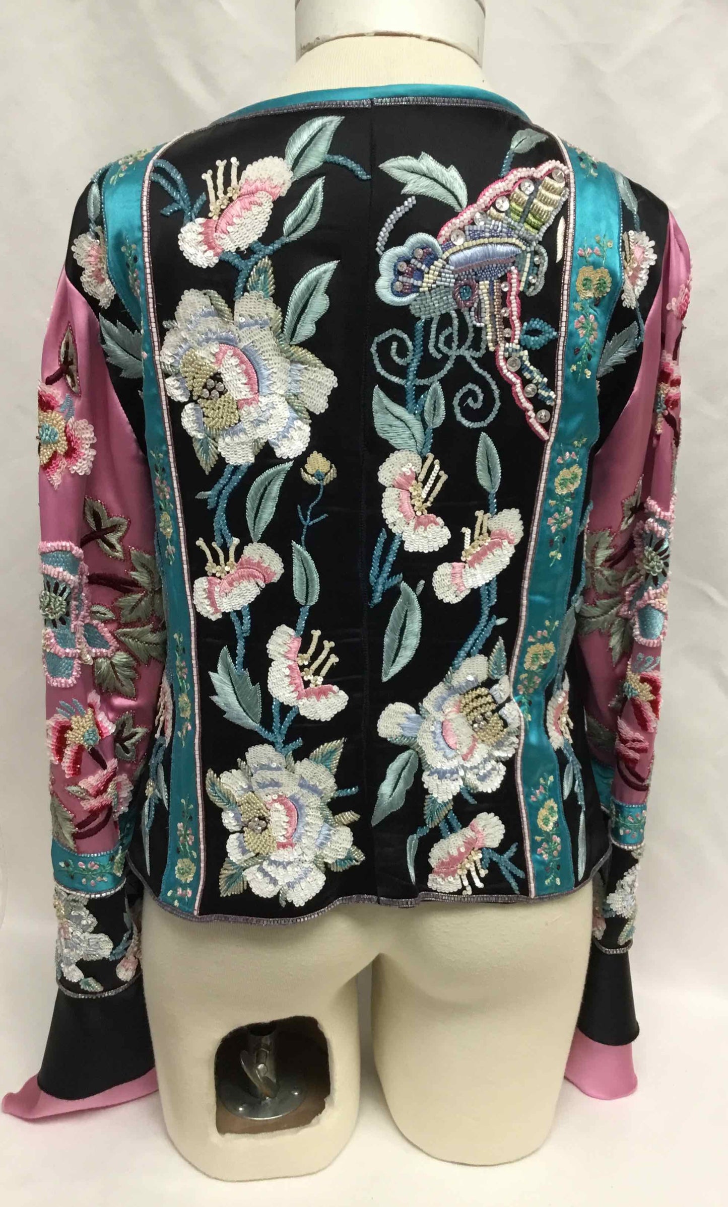 Valentino 2006 Runway Silk Embroidered Jacket