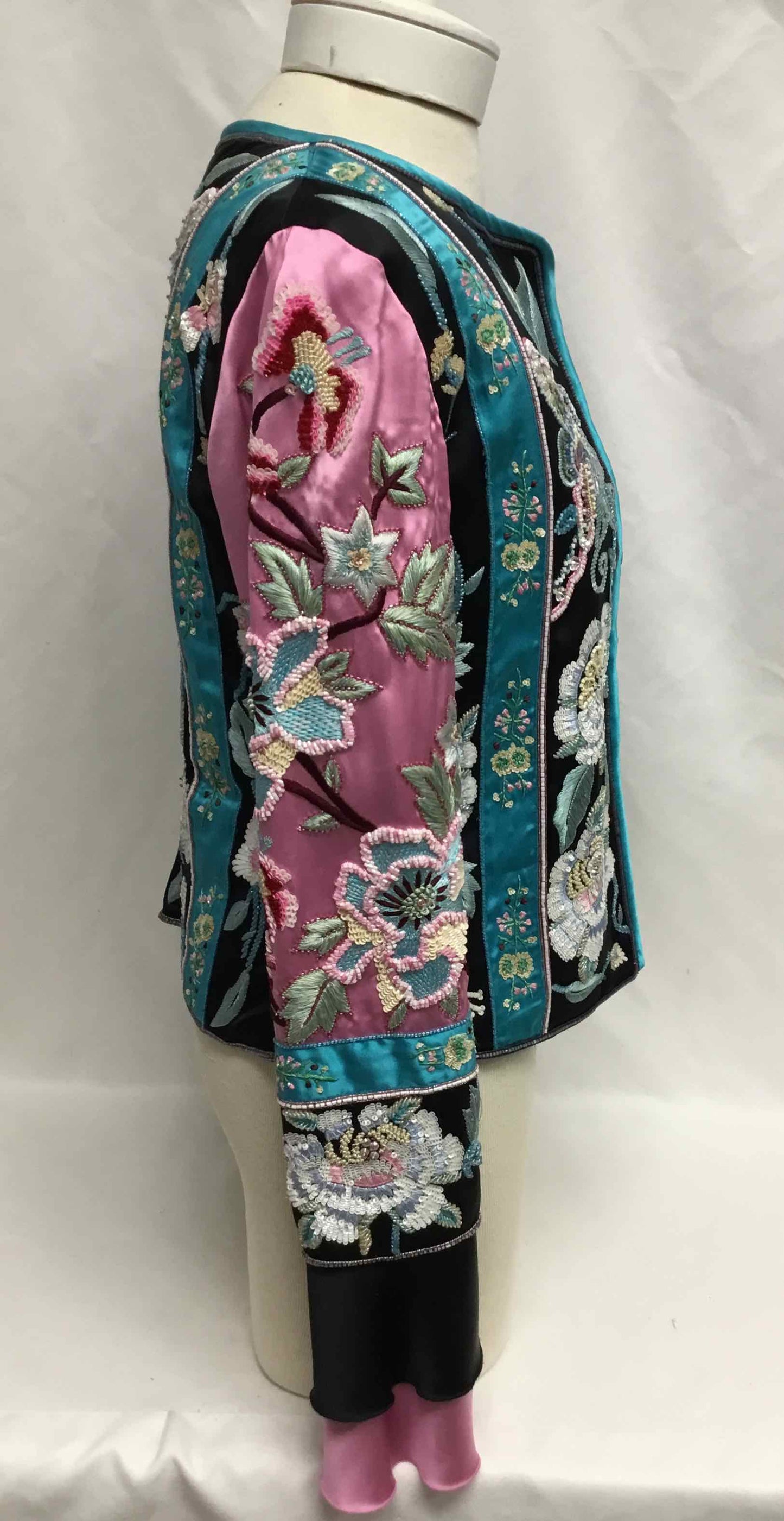 Valentino 2006 Runway Silk Embroidered Jacket