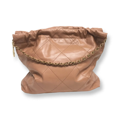 Chanel 22 Camel Medium Shoulder Bag