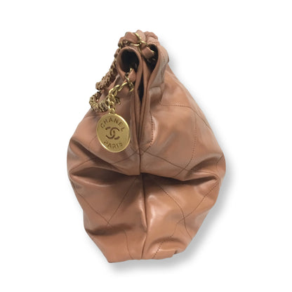 Chanel 22 Camel Medium Shoulder Bag