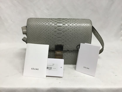 Celine Grey Python Crossbody Bag