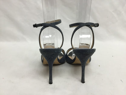 Manolo Blahnik Blue Denim Sandals