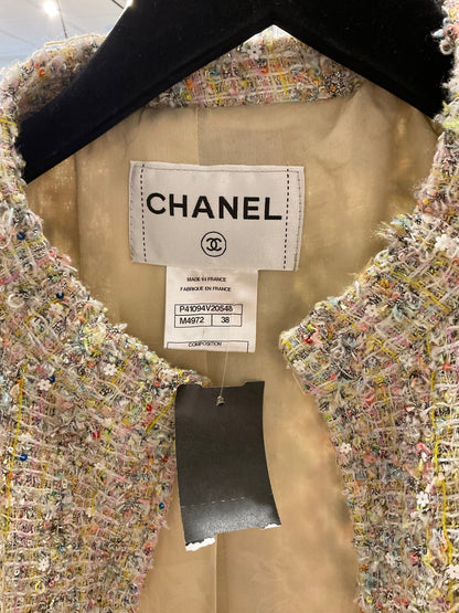 Chanel Multicolor Tweed Jacket & Skirt Suit