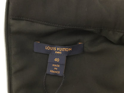 Louis Vuitton Navy & Silver Asymmetrical Top